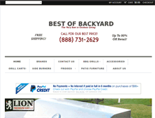 Tablet Screenshot of bestofbackyard.com